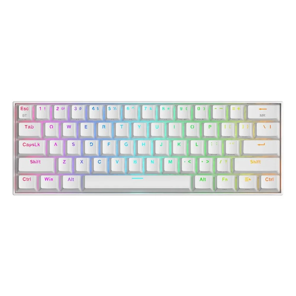Redragon Draconic K530 PRO bežična mehanička gejmerska tastatura 60% RGB bela