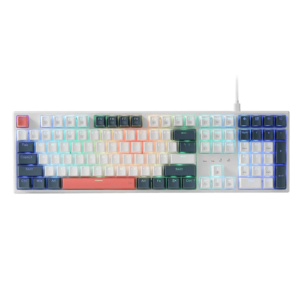 Trundle K668WBO mehanička gejmerska tastatura 108 tastera Hot-Swap RGB