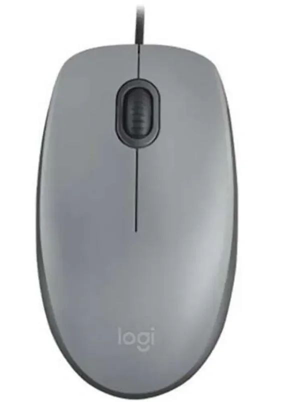 Logitech M110 žični miš USB 1000 DPI sivi 910-006760