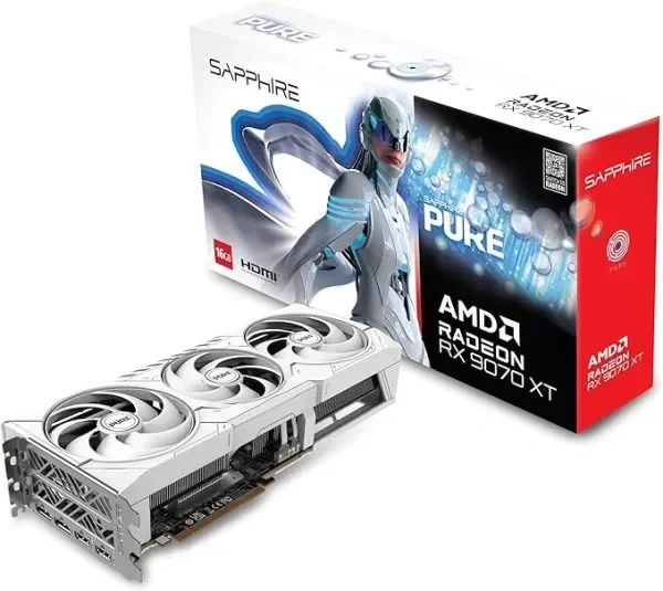 Sapphire Pure Radeon RX 9070 XT grafička kartica 16GB GDDR6 11348-02-20G