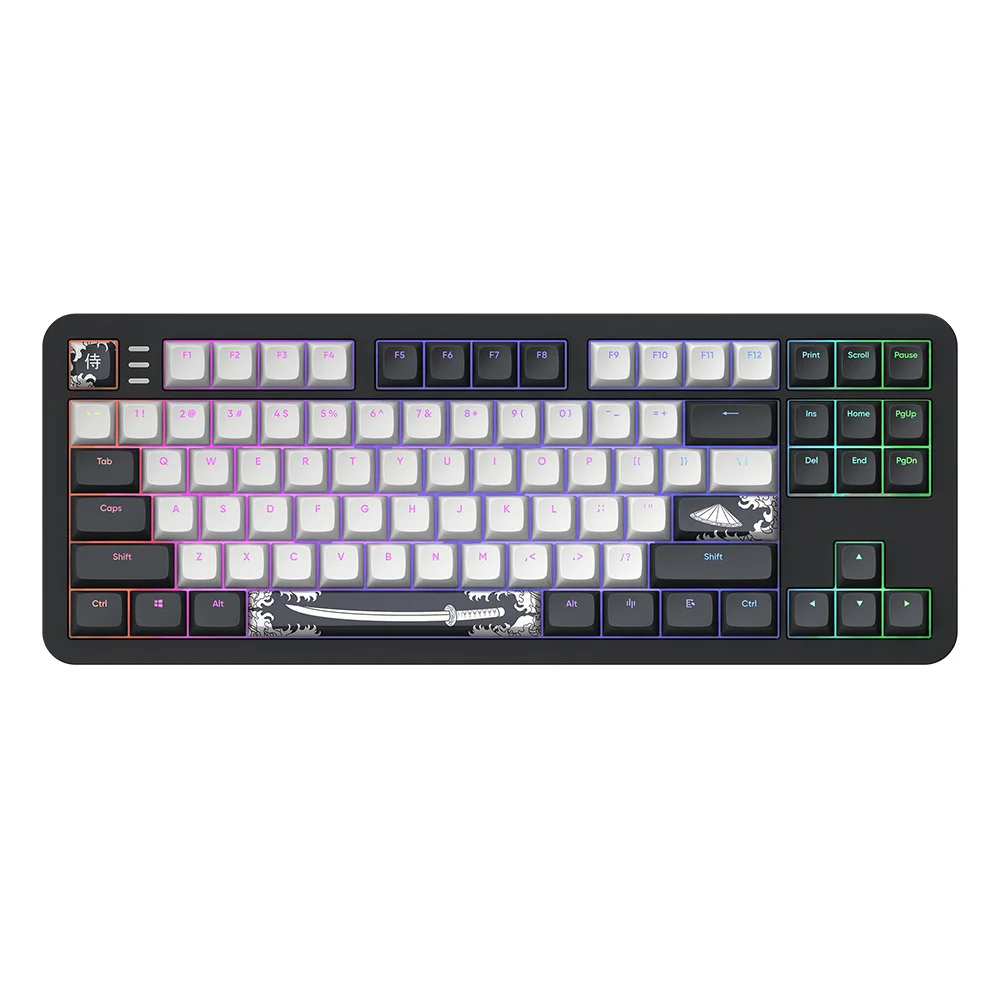 Dark Project ALU87 Bushido mehanička gejmerska tastatura RGB hot-swap ANSI