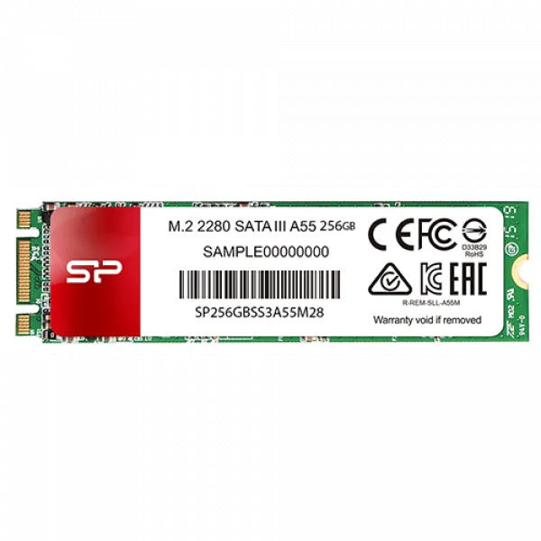 Silicon Power A55 M.2 2280 SATA SSD 256GB do 560 MB/s SP256GBSS3A55M28