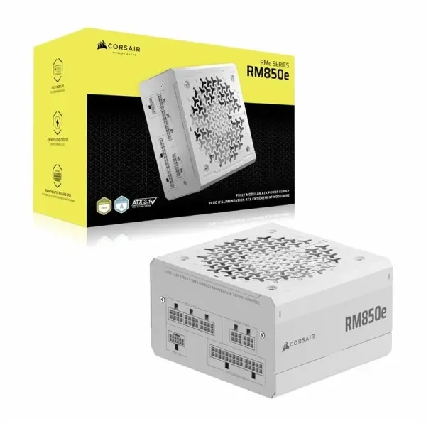 Corsair RM850e White napajanje 850W 80+ Gold modularno ATX 3.1 CP-9020293-EU