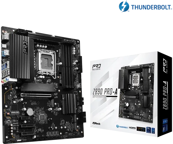 ASRock Z890 Pro-A matična ploča LGA1851 DDR5 ATX Thunderbolt 4