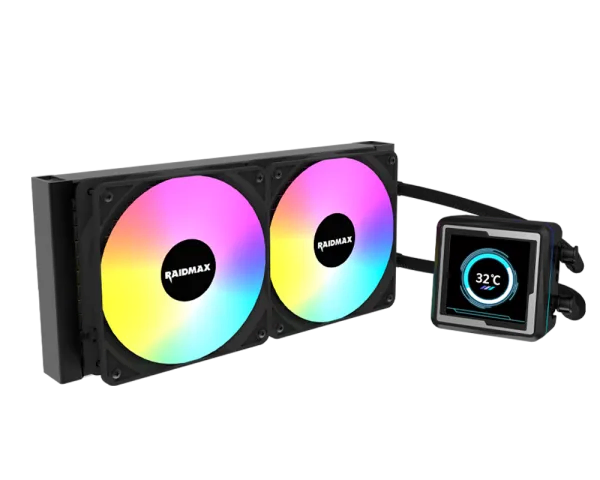 Raidmax Infinita LM240 ARGB vodeno hlađenje 240mm sa LCD ekranom crno LM240BK