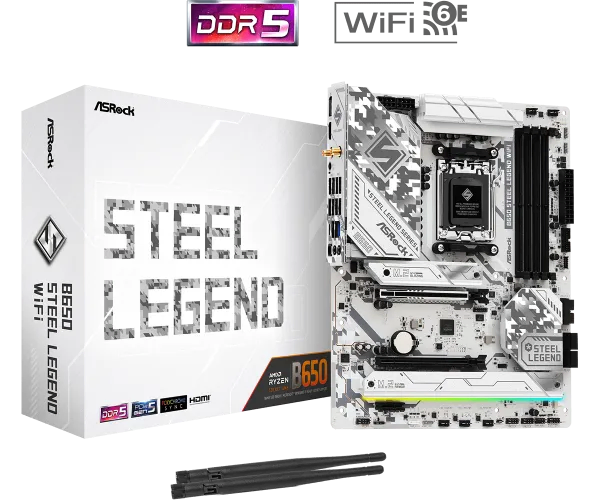 ASRock B650 Steel Legend WiFi matična ploča AM5 DDR5 ATX