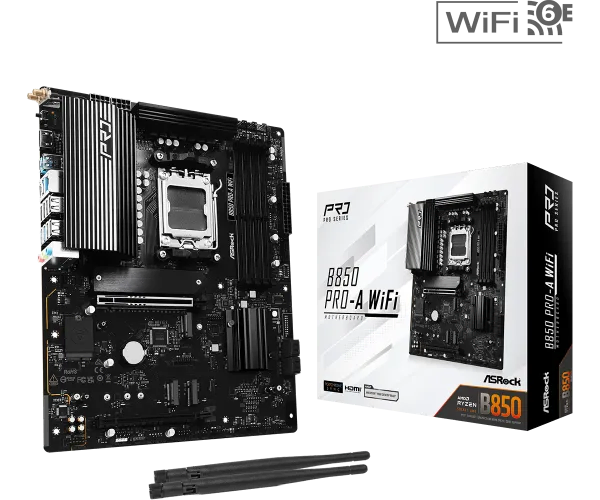 ASRock B850 Pro-A WiFi matična ploča AM5 DDR5 ATX 2.5G LAN