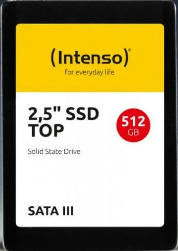 Intenso 512GB 2.5" SATA III SSD disk 520 MB/s 3812450