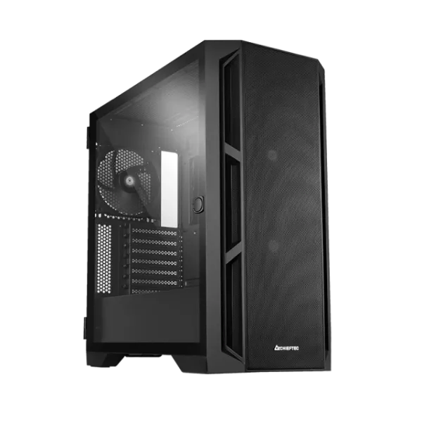 Chieftec APEX AIR E-ATX gejmersko kućište mesh crno sa ventilatorima GA-01B-M-OP