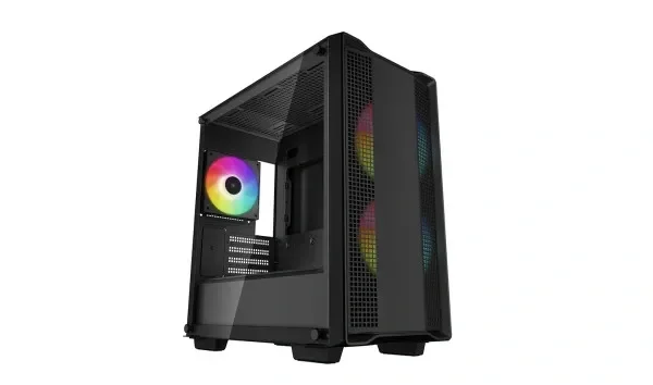 DeepCool CC360 ARGB Micro-ATX kućište crno, 3 ARGB ventilatora (R-CC360-BKAPM3-G-1)