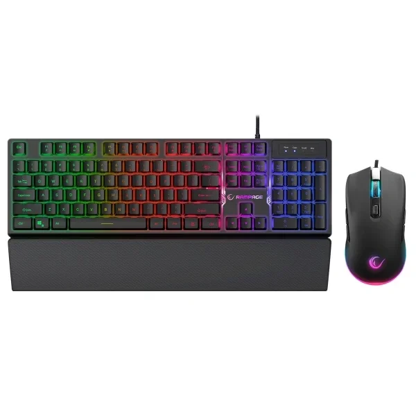 Rampage KM-RX7 Fortuna V2 žični set tastatura i miš, crni