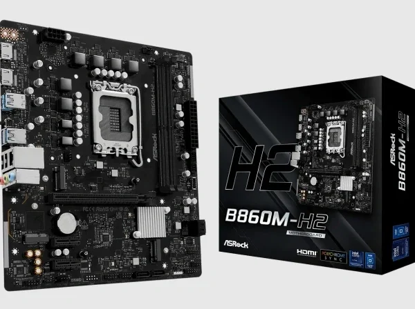 ASRock matična ploča LGA1851 Micro-ATX DDR5 B860M-H2