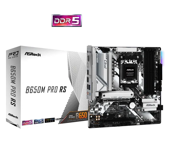 ASRock B650M Pro RS matična ploča AM5 Micro-ATX DDR5 90-MXBLP0-A0UAYZ