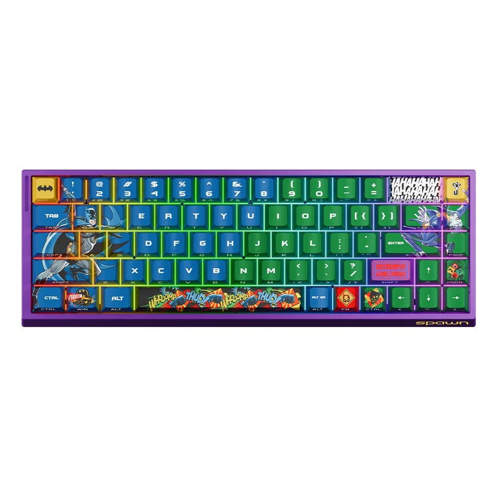 WB Spawn Batman Keyboard 01 magnetna gejmerska tastatura 68 tastera RGB