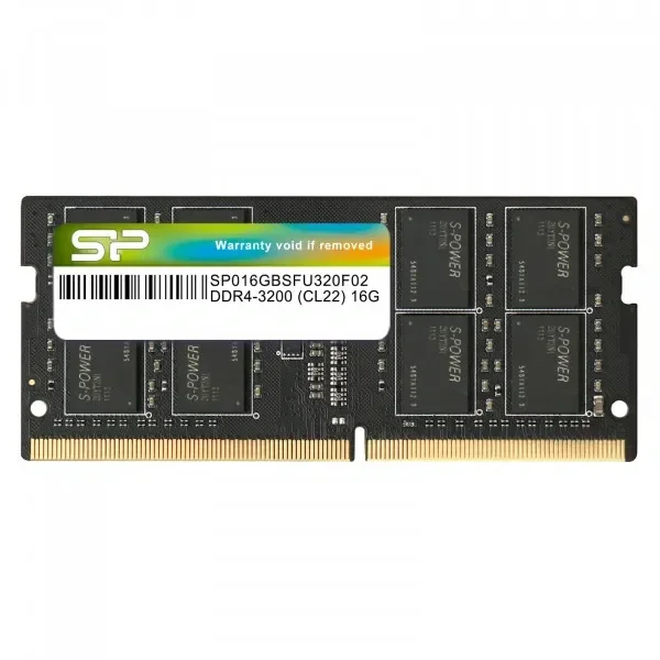 Silicon Power 16GB DDR4 3200MHz SODIMM RAM za laptop CL22 SP016GBSFU320X02