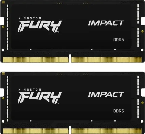 Kingston FURY Impact 64GB (2x32GB) DDR5 4800MHz SODIMM RAM za laptop KF548S38IBK2-64