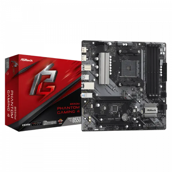 ASRock B550M Phantom Gaming 4 matična ploča AM4 DDR4 Micro ATX