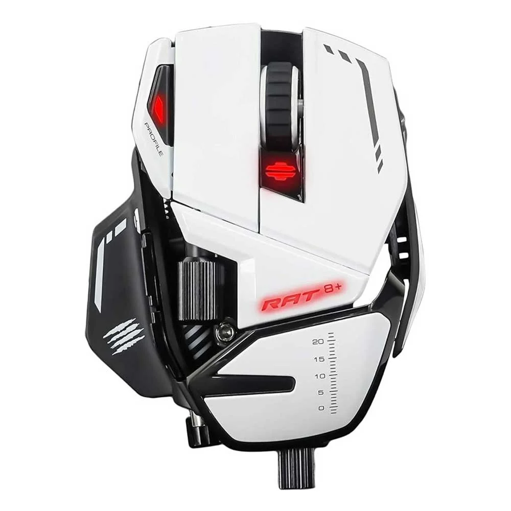 Mad Catz R.A.T. 8+ žični gejmerski miš 16000 DPI beli