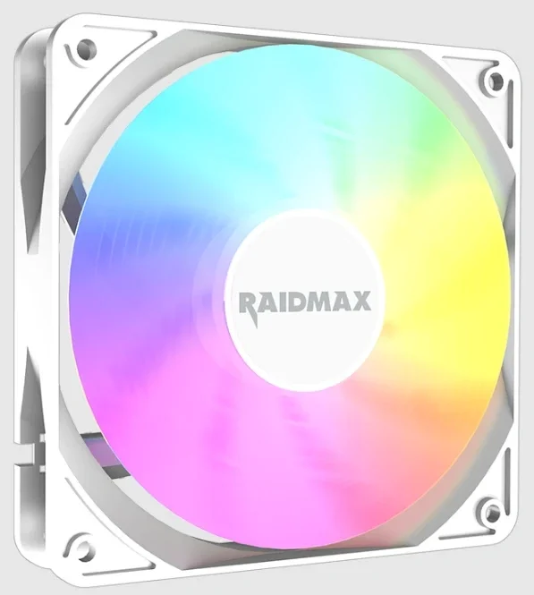 Raidmax X-AIR ARGB ventilator 120mm beli NV-X120FWP