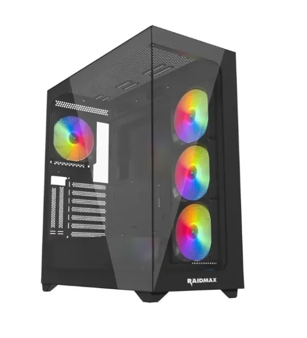 Raidmax Infinita i800 ARGB kućište Mid Tower ATX crno i800TBF