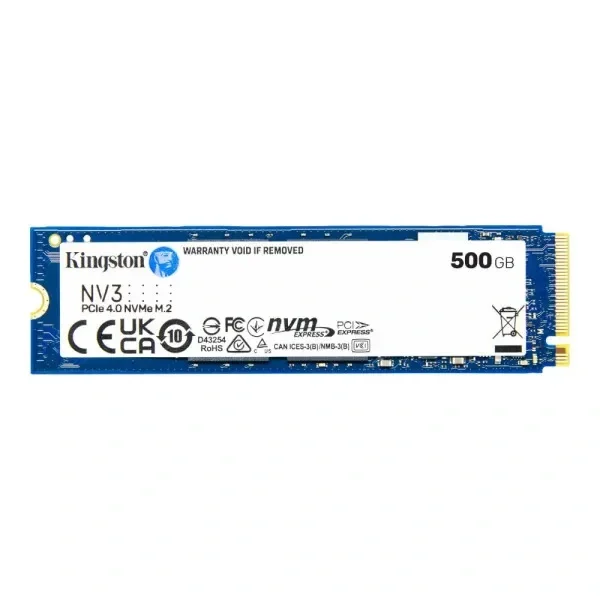 Kingston NV3 500GB M.2 NVMe PCIe 4.0 SSD do 5000 MB/s SNV3S/500G