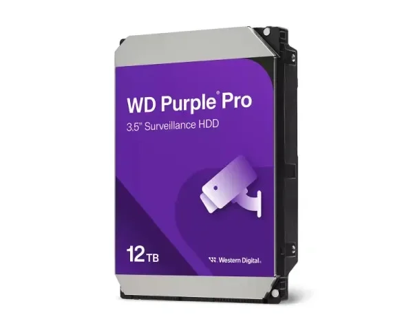 WD Purple Pro 12TB hard disk za video nadzor 3.5" SATA 7200 RPM WD122PURP