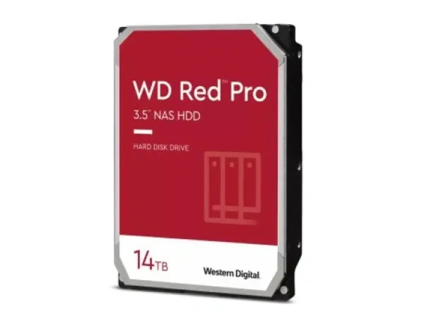 WD Red Pro 14TB NAS hard disk 3.5" SATA 7200 RPM 512MB WD142KFGX