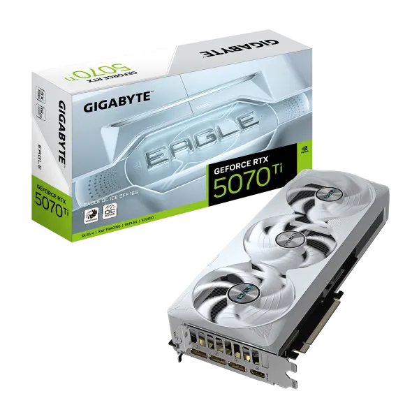 Gigabyte RTX 5070 Ti EAGLE OC ICE SFF 16GB grafička kartica, GV-N507TEAGLEOC ICE-16GD