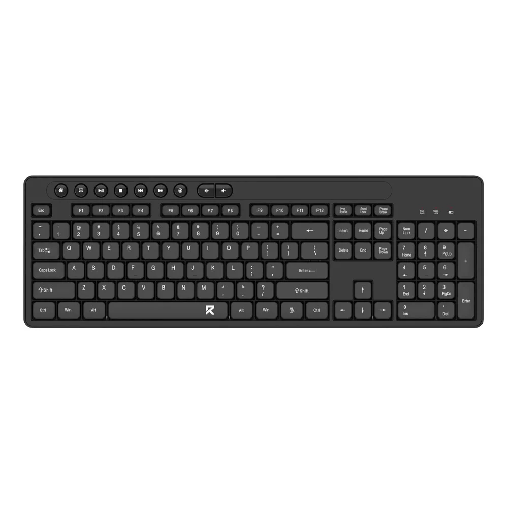 Redragon WorkType BK-7094 bežična tastatura sa tihim niskoprofilnim tasterima