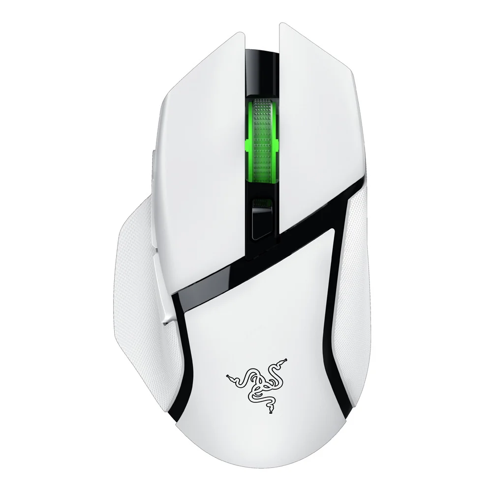 Razer Basilisk V3 X HyperSpeed bežični gejmerski miš beli 18000 DPI