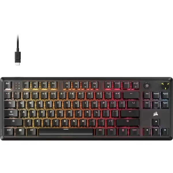 Corsair K70 CORE TKL mehanička gejmerska tastatura MLX Red v2 RGB CH-911911E-NA