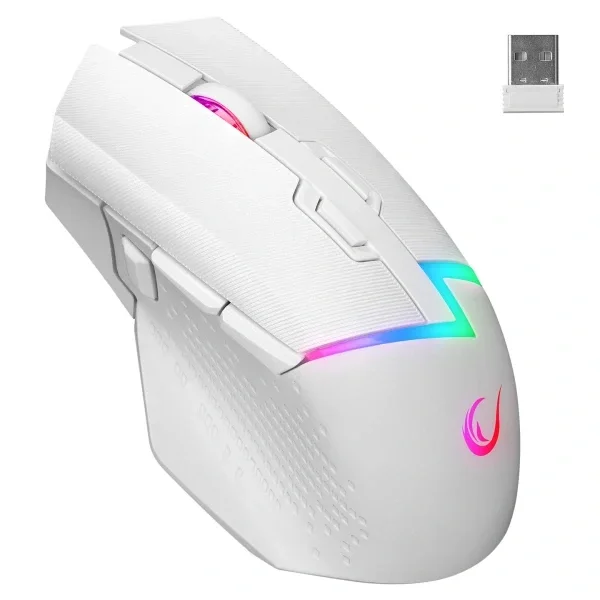 Rampage DROP M3 V2 bežični gejmerski miš beli 24000 DPI RGB