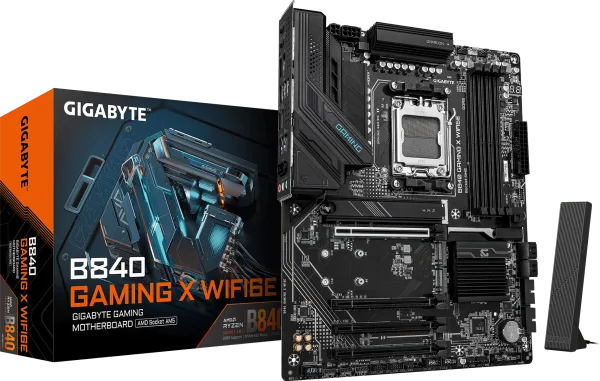 Gigabyte B840 GAMING X WIFI6E matična ploča AM5 DDR5 ATX Wi-Fi 6E
