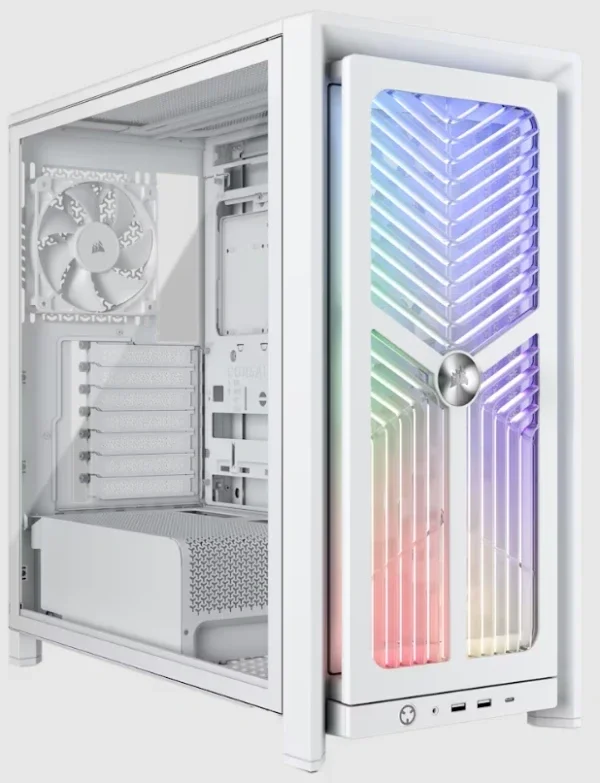 Corsair FRAME 4000X RS kućište Mid-Tower belo ARGB kaljeno staklo CC-9011303-WW