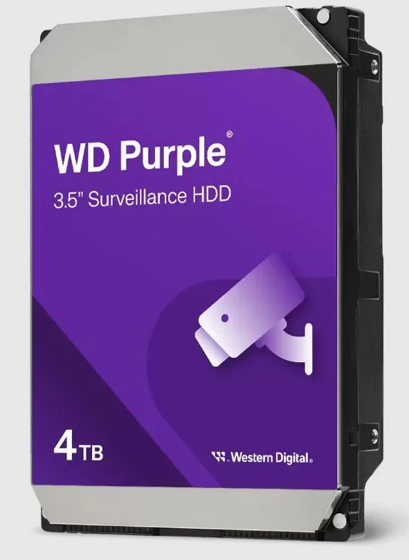 WD Purple 4TB hard disk za video nadzor 3.5" SATA3 256MB WD44PURZ