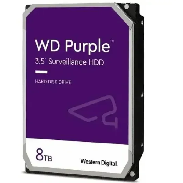 WD Purple Pro 8TB hard disk za video nadzor 3.5" SATA3 7200rpm WD8002PURP