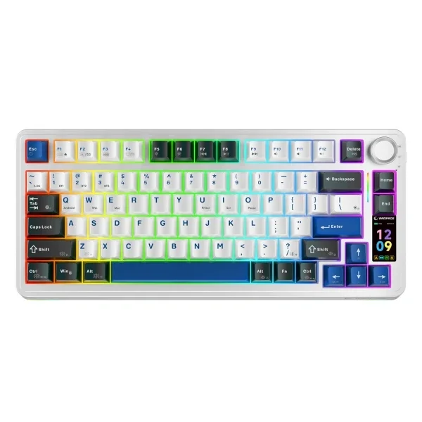 Rampage Quell Pro RGB bežična mehanička tastatura 75% Bluetooth 2.4G 42257