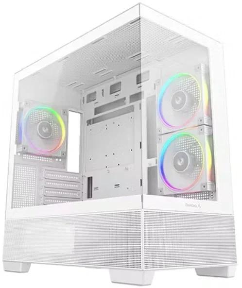 DeepCool CG380 3F kućište Micro-ATX belo 3 ARGB ventilatora R-CG380-WHAGM3-G