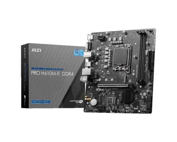 MSI PRO H610M-E D4 matična ploča LGA1700 mATX DDR4