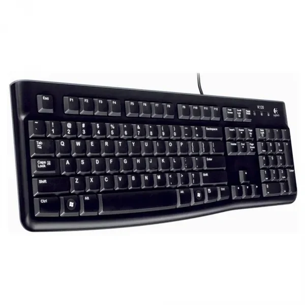 Logitech K120 920-002642 žična tastatura YU raspored crna USB