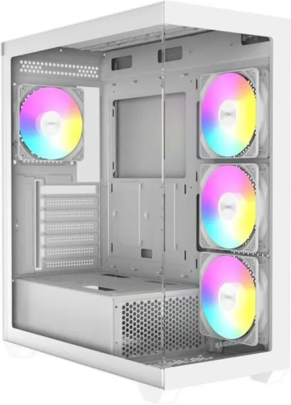 Raidmax Infinita i800 ARGB i800TWF kućište ATX belo sa staklenim panelima