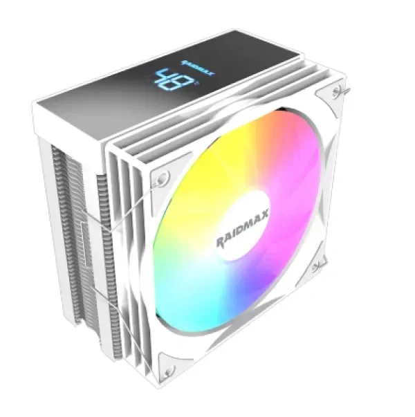 Raidmax AM1204 Digital ARGB hladnjak za procesor beli 120mm AM1204W