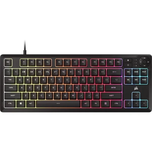 Corsair K55 CORE TKL RGB žična gejmerska tastatura CH-9216065-NA