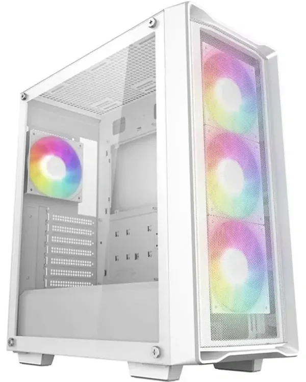 DeepCool CC560 MESH V2 belo ATX kućište sa 4 ARGB ventilatora R-CC560-WHAMA4-G-2