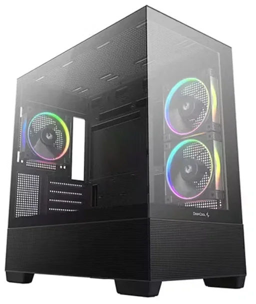 DeepCool CG380 3F Micro-ATX kućište crno sa 3 ARGB ventilatora R-CG380-BKAGM3-G