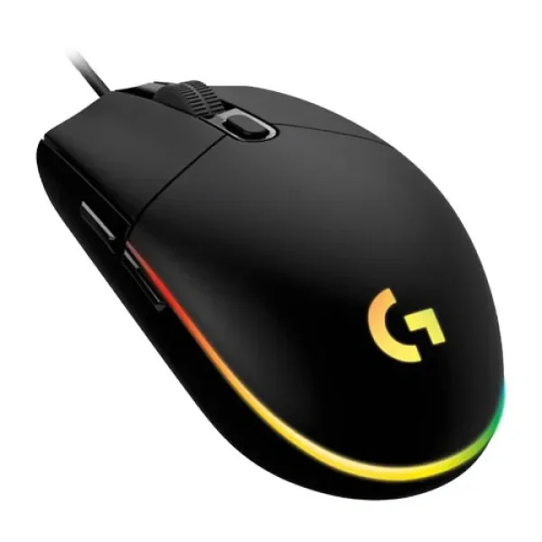 Logitech G203 Lightsync gejmerski miš 8000 DPI, RGB, žični USB, crni (910-005796)