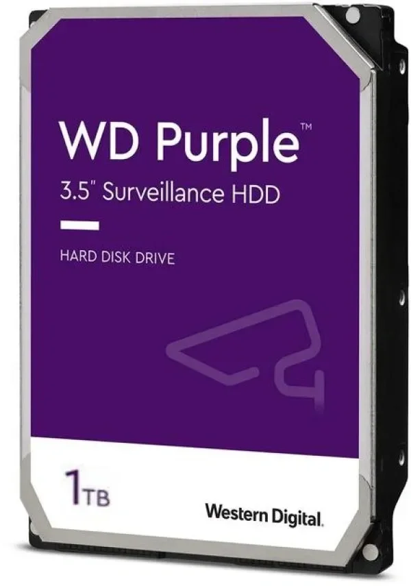 WD Purple hard disk 1TB za video nadzor, 3.5", SATA, 5400 RPM, 64MB keš WD11PURZ