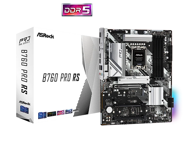 ASRock B760 PRO RS matična ploča LGA1700 ATX DDR5 90-MXBKS0-A0UAYZ