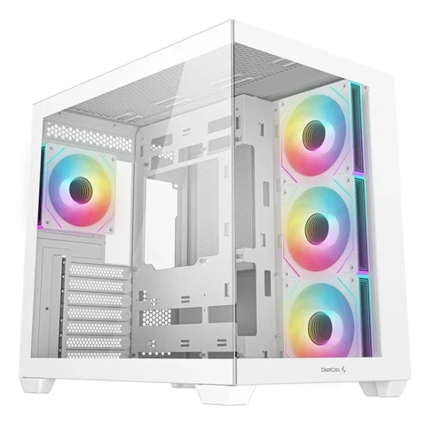 DeepCool CG530 4F WH belo kućište sa 4 ARGB ventilatora R-CG530-WHADA4-G-1