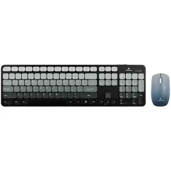 Volkano Prism bežični set tastatura i miš, Bluetooth, punjivi, sivi VK-20248-GR